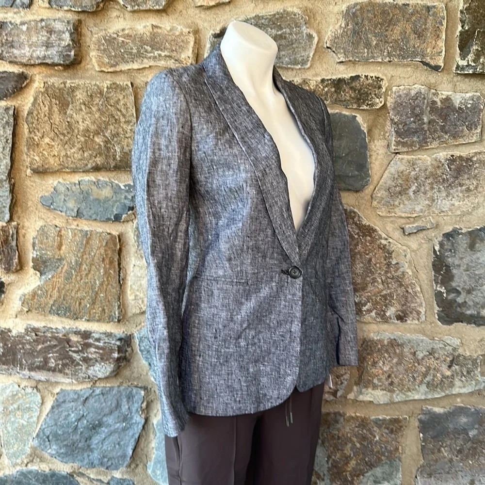 J Crew One-button linen blazer size 0